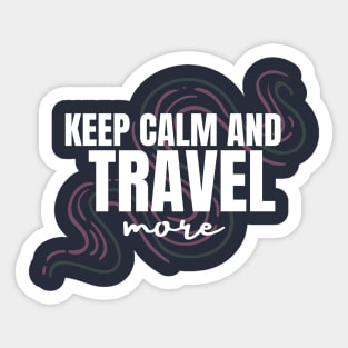 Travel More Sticker